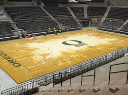 The home court is a more powerful force than anyone could have ever imagined. Oregon Athletics Unveils Matt Arena Floor University Of Oregon Athletics