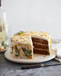 In another bowl whisk the vegetable oil lemon zest eggs and 12 cup marmalade. Layered Carrot Cake What S Gaby Cooking