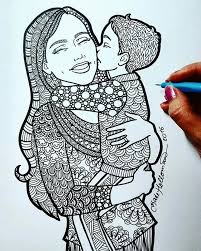 Pin By Dilek Cubuk On Anne Aski Mermaid Coloring Pages Mom Tattoos Coloring Books