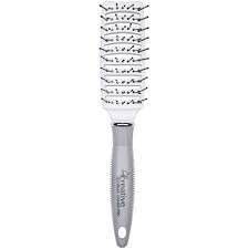 Vented brushes allow air to pass instead of having it reflect off of the brush and cause the hair to frizz and not sit smoothly. Technique Ceramic Vented Hair Brush