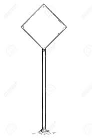 Vector Drawing Of Empty Blank Traffic Road Sign Royalty Free Svg Cliparts Vectors And Stock Illustration Image 89313897