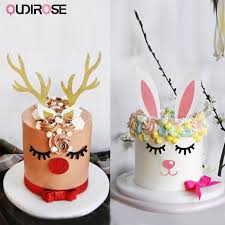 Write name on birthday cakes, aniversary cakes, cards, greetings and wishes. Handmade Christmas Moose Cake Topper Set Decor Happy Birthday Glitter Cake Top Flags For Children Boy Girl Baby Shower Supplies Cake Decorating Supplies Aliexpress