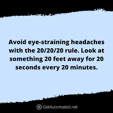 These 10 tips can help you avoid headaches. Eye Straining Headache Life Hack Get Automated