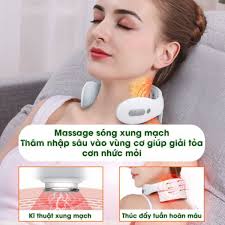 Máy Massage Cổ Vai Gáy JT- 88 Xung Điện Cao cấp (9 Đầu Mát Xa)
