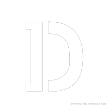 Print 4 inch k letter stencil is available free continue reading print 4 inch d letter stencil Printable 4 Inch Letter Stencils A Z