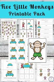 Five little monkeys jumping on the bed printable. Five Little Monkeys Printable Simple Living Creative Learning