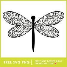 Download Free Dragonfly Mandala Svg Cricut Free Cricut Svg Files Free Mandala Svg