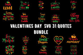 Download 31 Valentine S Day Quotes Bundle Graphic By Design Store Creative Fabrica PSD Mockup Templates