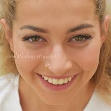 White Nose Ring,white Nose Hoop,black Cartilage Ring,white Helix Cartilage  Earring, Black Helix Hoop, White Piercing, White Tragus