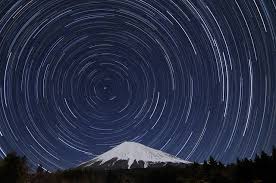 Mt Fuji Polar Star Trails Star Trails Photography Star Trails Mountain Images