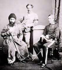 Amir Sher Ali Khan of Afghanistan, 1869. Photo by John Burke.