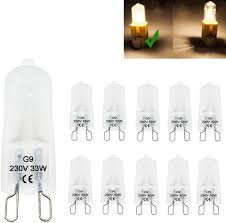 Die birne kann auch im geschützten außenbereich eingesetzt werden. Kimjo Halogenlampen G9 Frosted 33w 480lm 230v Kaufland De
