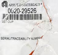 20101 APPLIED MATERIALS CUP OUTER SUPPORT 200MM SIP ENCORE ...