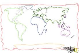 Fully customizable use map textures and custom svg maps draw on the earth surface with canvas2d How To Draw A World Map Drawingnow