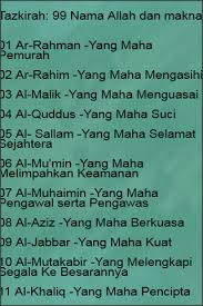 Nama indah yang di miliki allah swt dan wajib hukumnya bagi kaum muslim untuk selalu mengamalkan dan menginggatnya. Awesome Asmaul Husna 99 Nama Allah Rumi Bagipict