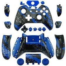 Wps Xbox One Shell Button Kit For Wireless Controller Hydro Dipped Blue Splatter With T6 T8 Screw And Screwer For More I Wireless Controller Wps Xbox One