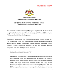 Malaysian technical and cooperation programme. Kpm On Twitter Kenyataan Media Pengoperasian Institusi Pendidikan Bawah Kementerian Pendidikan Malaysia