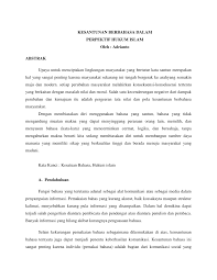 Rencananya uang pemberian orang tuanya itu akan digunakan untuk membeli buku pelajaran. Pdf Kesantunan Berbahasa Dalam Perpektif Hukum Islam