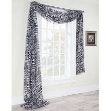 Smooth scarf valance for your window. Kenya Zebra Black And White Sheer Scarf Valance By S Lichtenberg By Lichtenberg And Co 21 99 59 Wide X 216 L Window Treatments Sheer Sheer Valances Home