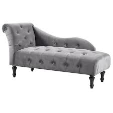 Check spelling or type a new query. Naomi Grey Velvet Tufted Roll Back Chaise Lounge At Home