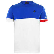 Fashion mens t shirt muscle gym workout athletic shirt cotton tee shirt top. Le Coq Sportif Sportif Tri T Shirt Regular Fit T Shirts Sportsdirect Com