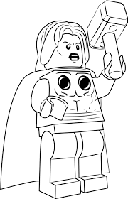 Thor coloring page download this coloring page of thor from the movie avengers infinity war. Thor Lego Coloring Page Free Printable Coloring Pages For Kids