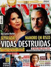 Ana garcia martins está de luto. Claudio Ramos Ana Garcia Martins Gente Magazine 03 February 2021 Cover Photo Portugal