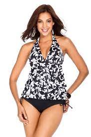 Caribbean Joe Entwined Layered Halter Top Tankini In Women Halter Top Tankini Halter Tankini Tankini