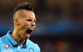 Holding on to the ball. Marek Hamsik Goal Video Luxembourg 0 1 Slovakia Stunning Strike From Napoli Ace