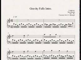 Gravity Falls Opening Theme Piano In 2019 Gravity Falls
