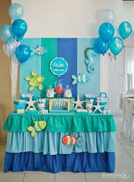 Underwater theme party planner is very much in attraction now days as theme of birthday parties. Boy Ocean Theme Party Novocom Top