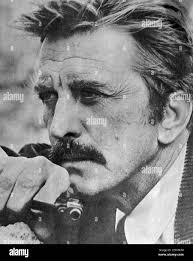 With kirk douglas Banque d'images noir et blanc