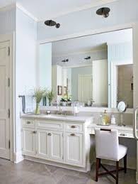 For example, a wood vanity can make a bathroom feel warm and can also feature a really nice. 40 Bathroom Vanity With Makeup Mirrors Ideas Bathrooms Remodel Bathroom Design Master Bathroom