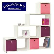 Room Divider Kids Storage White Bookcase Step Down Dvd Cd Book Shelves Unit Ebay See more ideas about interior, room divider bookcase, shelves.