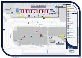 Sydney Airport Map Terminal3 Domestic Arrivals Airport Map Sydney Airport Map
