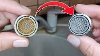 How to Clean Faucet Aerator. An Easy Way to Remove Hard Water Deposits