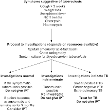 flow chart for ipt in hiv infected patients with any