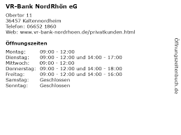 Hier finden sie informationen zu beratung, ausstattung und öffnungszeiten. á… Offnungszeiten Vr Bank Nordrhon Eg Obertor 11 In Kaltennordheim