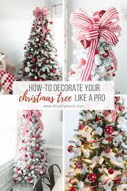How To Decorate Your Christmas Tree Like A Professional A Hosting Home Christmas Tree Inspiration Ribbon On Christmas Tree Christmas Tree Decorations