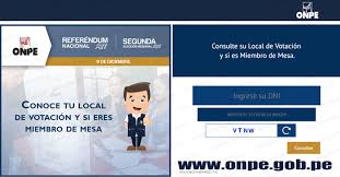 Check spelling or type a new query. Donde Me Toca Votar Este Domingo 9 Diciembre Ubica Tu Mesa De Votacion Para El Referendum Nacional Y Segunda Vuelta Elecciones Regionales 2018 Www Onpe Gob Pe Educacionenred Pe
