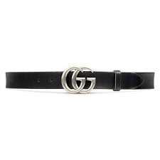 Gucci Cintura In Pelle Con Fibbia Doppia G Cintura Gucci Cintura In Pelle Gucci