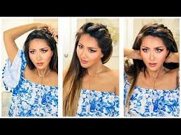 Wet hair, gently work through braids, and squeeze it out. 3 Easy Everyday Headband Braid Hairstyles Quick Braids Updo For Long Medium Hair Tina Makeupwearables L Video Beautylish