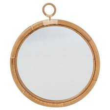 Find & download the most popular round mirror vectors on freepik free for commercial use high quality images made for creative projects. Talia Coastal Beach Brown Rattan Wall Round Mirror Small Small 20 W Under Kathy Kuo Home