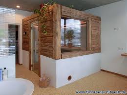 Badezimmer Sauna Altholzsauna In 2020 Sauna Diy Small Bathroom Wood Sauna
