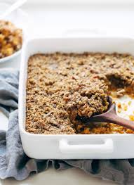 They're firm yet tender and have an acidic bite (but maybe could have been a bit sweeter). Sweet Potato Casserole With Brown Sugar Topping Recipe Pinch Of Yum