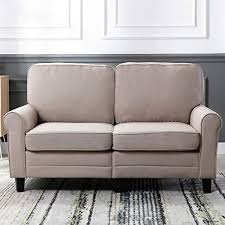 Loveseat is ideal for any space, but works wonders in small spaces or for those who want high quality and easy assembly. Iomor Sofa Couch Loveseat Modern Soft Tufted Cushion Sofa Small Space Configurable Couch 61 Inch Beige Iomor Love Seat Modern Loveseat Sofas For Small Spaces
