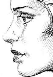 Drawing The Profile Portrait Lesson Drawing Tutorial Profile Drawing Face Drawing Drawings