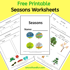 Give the children a clue. Free Printable Seasons Worksheets For Kids