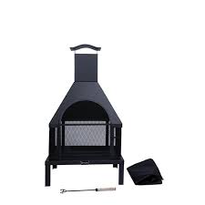 The design of the fire pit is classic, making it a nice. Homerun Garden Of Eden 18 In Black Steel Wood Burning Fire Pit 13105 G14 O1b Rona