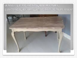 Ball Claw Dining Room Table Painted Ascp Country Grey Top White Washed Home Design Decor Revamp Furniture Sweet Home Design